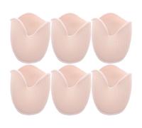 Hohopeti 3 Pairs Knitted Ballet Toe Pads for Pointe Shoes Slip Ballet Toe Pad for Dancer Sebs Material, Cushioned Forefoot Protector, Stays in Place for Dance Practice and Performance,