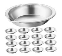 Hohopeti 30pcs Cutter Set Paint Mixer Plate Pigment Tray Stainless Steel Painting Palette Mini Paint Palette Metal Tray Colour Mixing for Silver
