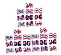 Hohopeti 30pcs Pet Hair Bows for Dogs and Cats Gradient Design with Rubber Bands Grooming Accessory for Special Occasions and Everyday Use