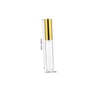 Hohopeti 36pcs Refillable Lip Gloss Tubes DIY Empty Cosmetic Containers Portable Plastic Lip Color Bottles for Travel and Professional Makeup Artists