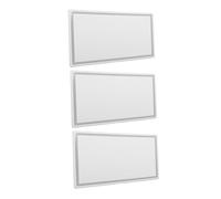 Hohopeti 3pcs Car Sun Visor Mirror Stainless Steel Self-adhesive Vanity Makeup Mirror for Truck Suv Seatback Portable Travel Cosmetic Accessories with Break Guard Technology