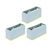 Hohopeti 3pcs Cat Litter Scoop Holder Plastic Kitten Poop Container with Cute Cat Motif Stable Non-slip Stand Fit for Efficient Pet Care and Space Saving