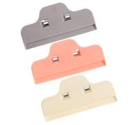 Hohopeti 3pcs Diamond Drawing Clips Set for Embroidery and DIY Crafts Pink Gray Beige Portable Fixing Clips for and Drawing Tools