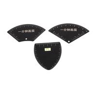 Hohopeti 3pcs Eyebrow Mapping Tool Kit with V-shape Fan Half-fan Stencils for Precise Symmetry Positioning Easy Eyebrow Shaping Ruler for Beginners and Professionals Brow Design Guide