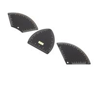 Hohopeti 3pcs Eyebrow Shaping Rulers Brow Mapping Measurement Calipers for Precise Symmetry Fit Lightweight Black Tools for Salon and Professional Use