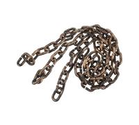 Hohopeti 3pcs Halloween Plastic Chains Realistic Prison Prop for Costume Cosplay Accessories Haunted House Decorations Safe Lightweight with Lifelike Texture for Party Displays