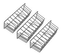 Hohopeti 3pcs Heavy-duty Iron Rabbit Hay Feeder Rack with Rounded Edges for Cage Small Pets Bunny Guinea Pig Chinchilla Feeding Holder Sturdy Hay Storage