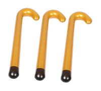Hohopeti 3pcs Inflatable Walking Stick Cane Comfortable Grip Old Man Costume Prop for Halloween Party Favors Birthday Outdoor Use Reliable Support