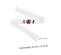 Hohopeti 3PCS Japanese Headband for Men Breathable Polyester Samurai Hachimaki Headbands Ninja Karate Training Accessories for Fitness Cooking and Casual Wear