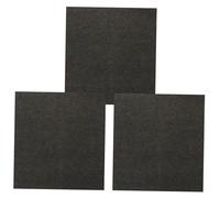 Hohopeti 3Pcs Microfiber Cleaning Cloths for Glasses and Kitchen Polishing Towels for Bathroom Smear-resistant Glass Wiping Towels Black