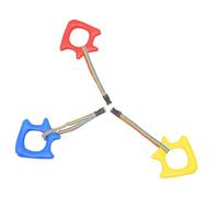 Hohopeti 3pcs Outdoor Walking Rope for Toddlers Round Handle Safety Leash Multi-Color Anti-Lost Walking for Kindergarten for Parks Hiking and Family Outings