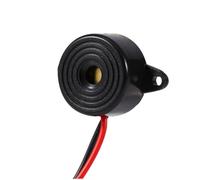Hohopeti 3PCS Piezoelectric Buzzer Alarm with Built in Driver Circuit Low Power Consumption High Voice Pressure Industrial Use with Connector Wires Black