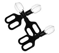 Hohopeti 3pcs Plastic Hamster Poop Scooper Small Pet Waste Scoop Pooper Clamp for Guinea Pigs Reptiles Multipurpose Feeding and Cleaning Tool with Portable Hanging Handle
