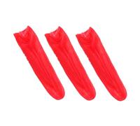 Hohopeti 3pcs Realistic Red Long Tongue Prop for Halloween Cosplay Party Decorations Stretchable Lightweight Prank with Lifelike Texture for Stage Performances and Tricks