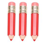 Hohopeti 3Pcs Red Lip Gloss Tubes Refillable Empty Lip Color Containers Compact Leakproof DIY Makeup Accessories for Travel Outdoor Use