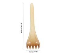 Hohopeti 3pcs Resin Five-Claw Scalp Massager Comb Ergonomic Body Acupoint Tool for Head and Neck Relaxation Portable in Green Brown for Home and Travel Use