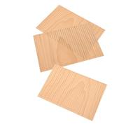 Hohopeti 3Pcs Solid White Maple Hardwood Marine Floor Decking Strips 80Mm X 4Mm for DIY Boat Parts, Nautical Craft Accessories, and Model Yacht Deck Flooring