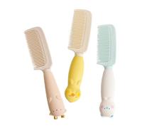 Hohopeti 3pcs Wide Tooth Combs for Curly and Wavy Hair Animal Design Plastic Hair Detangling Brushes for Women Stress Relief at Home Travel