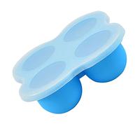 Hohopeti 4-Cavity Silicone Baby Food Freezer Tray Lid -Free Storage Containers for Infants Portable Fresh Keeping Box for Homemade Purees and Snacks for Freezing and Meal Prep