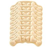 Hohopeti 4 Pairs Blister Prevention Heel Pads Non-Slip Cushion Inserts for Loose High-Heel Shoes Shoe Filler Soft Sweat-Absorbent Foot Protectors for Women and Men