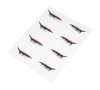 Hohopeti 4 Pairs Shiny Eyeliner Tape Eyelid Stickers Self-adhesive Eyelash Decals for Daily Makeup Party Cosplay Eye Enhancer Easy Application