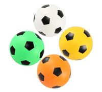Hohopeti 4 Pcs Inflatable Soccer Balls Soft Football for Boys and Outdoor Indoor Play Lightweight Rupture-resistant Ball