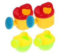 Hohopeti 4 pcs Plastic Watering Cans Lightweight Garden and for Easy Grip Small Water Sprayers for Indoor and Outdoor Random Color