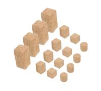 Hohopeti 4 Sets Realistic Mini Hay Bales Lightweight Faux Straw Blocks for Dollhouse Farm Scene Decor Authentic Detailing for Bjd Miniature Model Accessories Easy to Arrange Craft Props