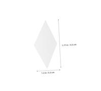 Hohopeti 400 Pcs Paper Quilting Stencils Quilting Template Paper Piecing Quilt White