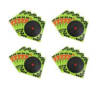 Hohopeti 40PCS 8x8 Inch Adhesive Paper Targets Stickers for Darts, Professional Replaceable Target Darts Accessory Random Colors, Suitable for Shooting Practice Random Color