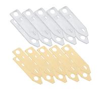 Hohopeti 40pcs Copper and Zinc Strips for DIY Battery Science Kits Electroplating Plates for Fruit Battery Experiments Educational Materials for Home and School Science Labs