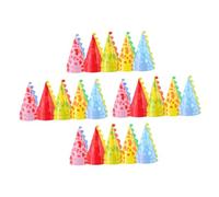 Hohopeti 40pcs Dinosaur Party Hats for Birthday Cartoon Animal Themed Paper Cone Headwear Soft Comfortable Photo Props for Boys and Celebration