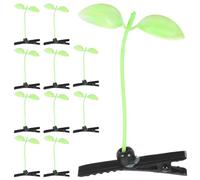 Hohopeti 40Pcs Gradient Bean Sprouts Hair Clips for, Mini Plant Hairpins Set, Decorative Cartoon Hair Accessories for and School Use