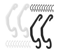 Hohopeti 40PCS Pet Cage Accessories Plastic Edge Fasteners for Rabbit Hamsters Chicken Enclosures Clips for Easy DIY Assembly and Secure Animal Cage Connection