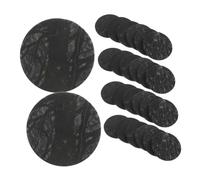 Hohopeti 40pcs Water Skipping Flat Rocks Natural River Toss Stones for Outdoor Water Play Smooth Flat Skipping Stones for Pool Beach Family Fun Aquatic Sports to Build Coordination and