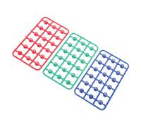 Hohopeti 49pcs Colored Lottery Raffle Balls with Clear Numbers Fall-resistant Mini Game Balls for Party Raffles Bingo and Fun Indoor Activities