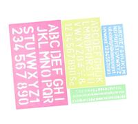 Hohopeti 4pcs Alphabet Number Tracing Boards Educational Playthings for Early Learning Cognitive Development Writing Practice Templates