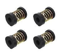 Hohopeti 4pcs Anti-vibration Rubber Compressor Mounting Pads for Refrigerator Freezer Ac Motor Feet Noise Dampening Isolation Mat for Home Appliances Easy Installation