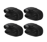 Hohopeti 4Pcs Black Camping Luggage Tie Down Straps with Buckle, Outdoor Multi-Functional Fastening Bundling Belts for Travel Backpack Cargo Secure
