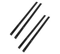 Hohopeti 4pcs Black Plastic Skate Rail for Skateboarding with Enhanced Grip and Reduce Friction Features Vibrant and Eye-catching Protective Rail for Skateboard Decks for Beginners