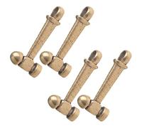 Hohopeti 4pcs Brass Hammer Pendant Set Creative Hammer Charm Decorative Hanging Pendant Delicate Chic Design Unique Keychain Charm for Home Decor and DIY Jewelry Making Accessories