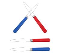 Hohopeti 4pcs Button Threading Tool Assistive Dressing Aid Device Comfort Grip Handle for Elderly Clothing Assist Hooks Shirt Button Helper One Hand Use