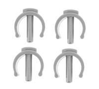 Hohopeti 4pcs C-Shaped Clamp Pin Locks for Walking Canes Secure Latch Replacement Accessories Easy to Install for Stability and Versatile Use with Various Walkers