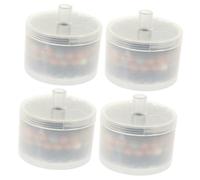 Hohopeti 4pcs Cat Fountain Filter Replacement Set for Indoor Pet Water Dispensers, Compatible Kitten Water Fountain Filters High-efficiency Filtering Tool for Cats and Small Pets