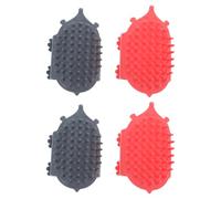 Hohopeti 4pcs Cat Self Groomer Cat Face Scratcher Abs Adjustable Angle Anti-slip Base for Climbing Frames Table Legs Couch Corners and Kittens