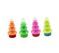 Hohopeti 4pcs Colorful for Educational DIY Resin Sand Play Non-wetting Sensory in Orange Yellow Pink Green Fun Outdoor and Indoor Garden for Boys