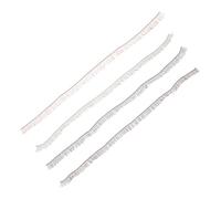 Hohopeti 4pcs Doll Eyelashes Fake Lashes Pack Multi Color Faux Eyelashes Strips for DIY Doll Accessories Natural Looking Lash Strips and Craft Supplies
