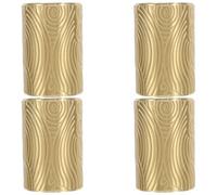 Hohopeti 4pcs Drawer Handle Sleeve Furniture Handles Covers Vintage Cupboard Protector 2.36x1.57x1.57in Copper-Plated Aluminum Alloy Easy to Add Resist Daily Wear Elegant Oriental Luxury