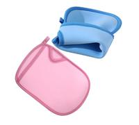 Hohopeti 4Pcs Exfoliating Bath Gloves for Soft Skin Cleaning Washcloths Gentle Dead Skin Removal Shower Mitts for Arms Legs Back with Reusable Lightweight Design