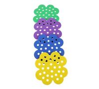 Hohopeti 4Pcs Floating Bee Watering Stations with Flower-shaped Cups for Outdoor Garden Pollinators Hygienic Water Source for Bees and Butterflies Easy Installation Vibrant Multi-color